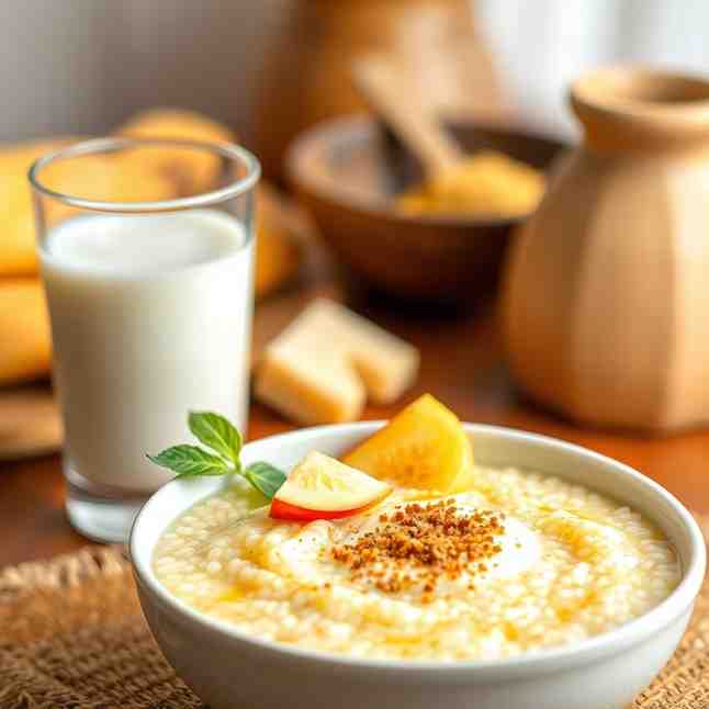 Soaked Garri with Milk - Your Easy West African Breakfast